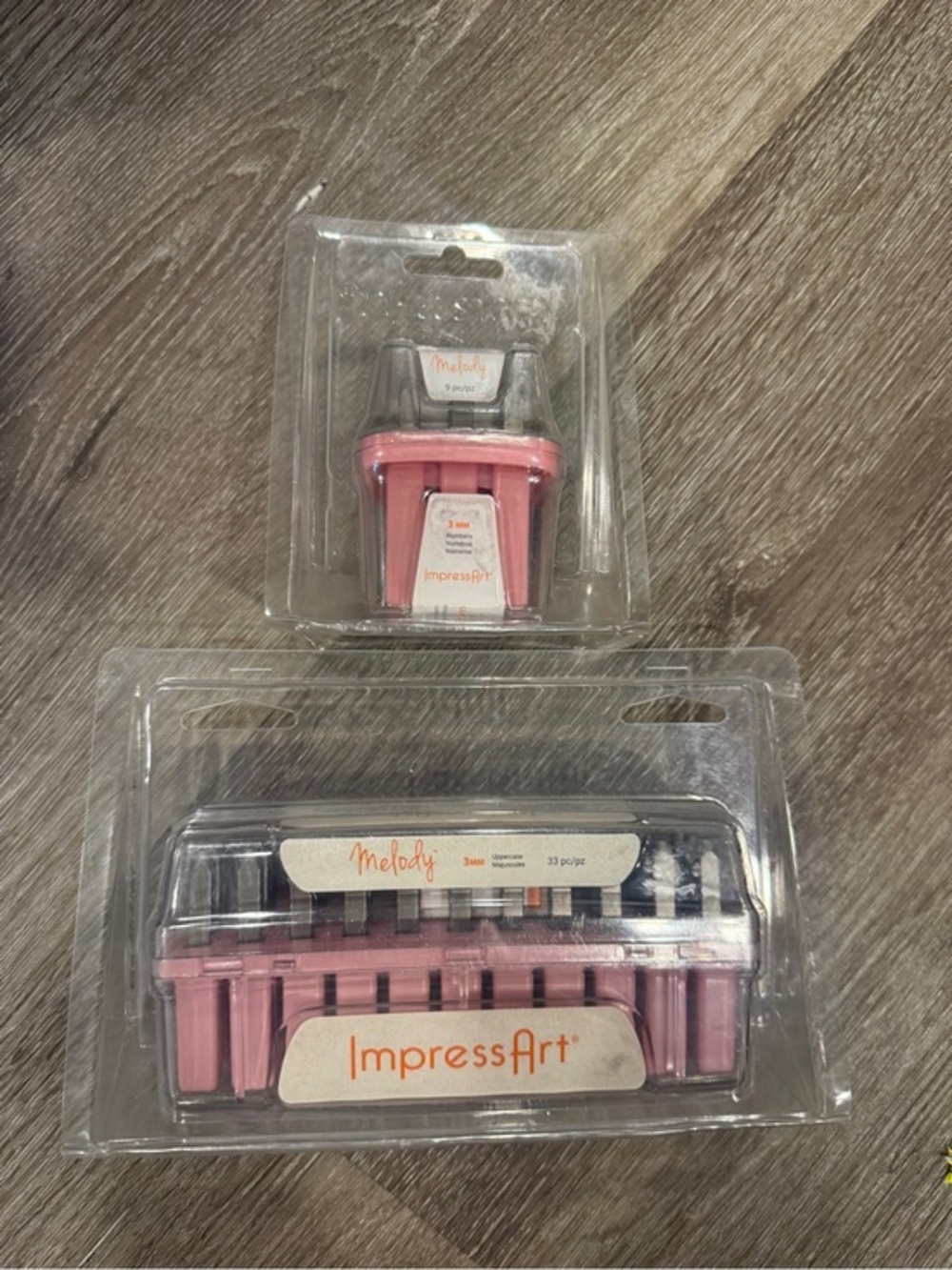 NEW Metal Stamping Kit Impressart MELODY Uppercase Alphabet and Number Sets